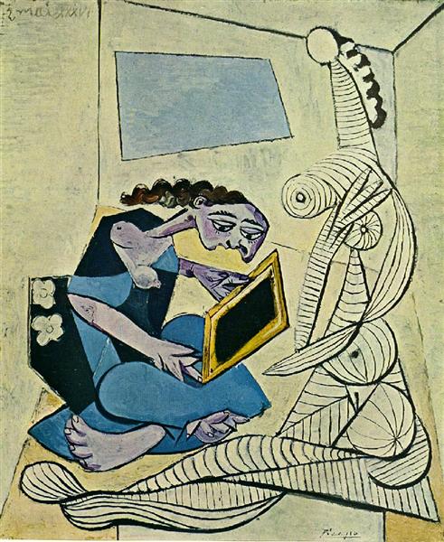 Pablo Picasso Woman In The Interior Femmes Dans Un Interieur